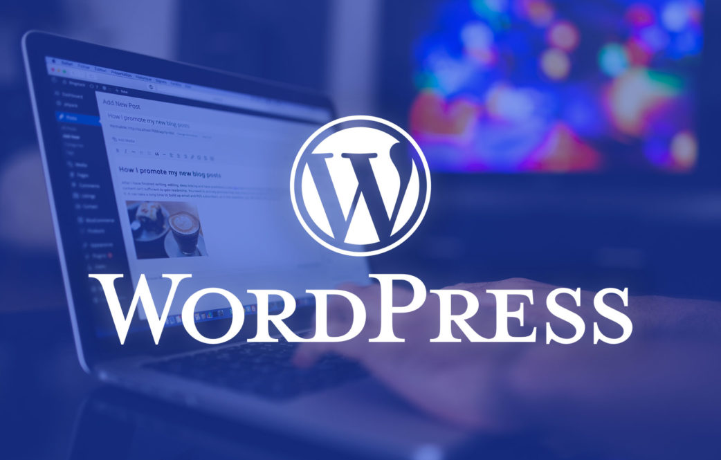 आयात पुनर्विक्रय सीमा पार ई-कॉमर्स प्रदर्शित करता है WordPress ब्लॉग व्यवस्थापक इंटरफ़ेस लैपटॉप स्क्रीन पर, वर्डप्रेस लोगो के साथ सामने की तरफ मढ़ा है।